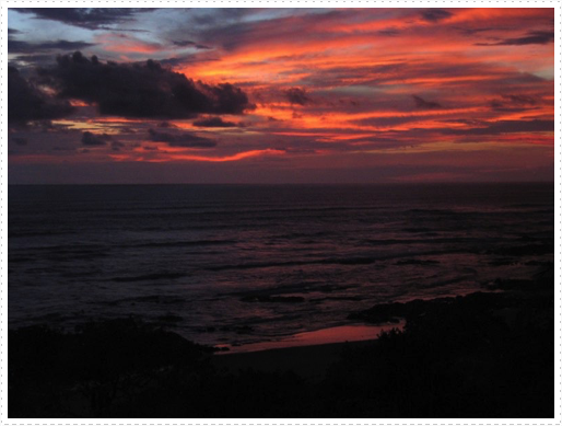 Sunset in Costa Rica Sunset in Costa Rica