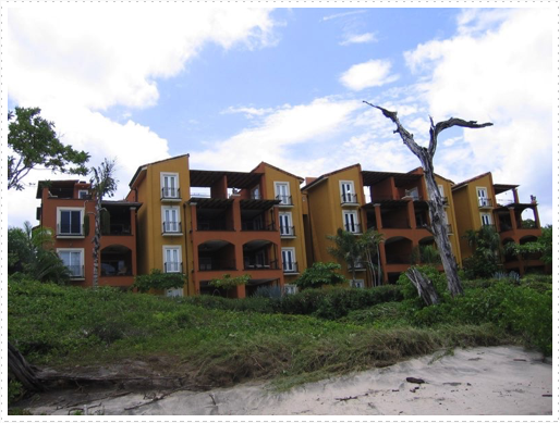 Condo complex from beach Condo complex from beach