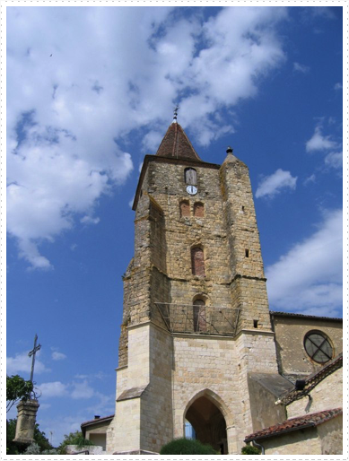 Church in Lavardens, France Church in Lavardens, France