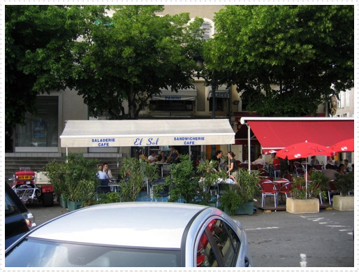Restaurant in Auch, France where we ate. Restaurant in Auch, France where we ate.