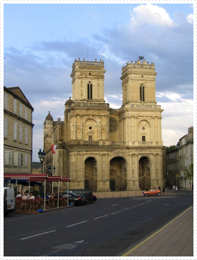 Church in Auch, France Church in Auch, France