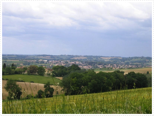 Country side on way to Agen, France Country side on way to Agen, France