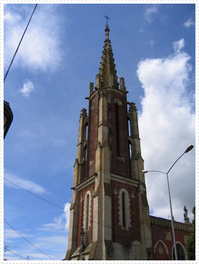Church in Agen, France Church in Agen, France
