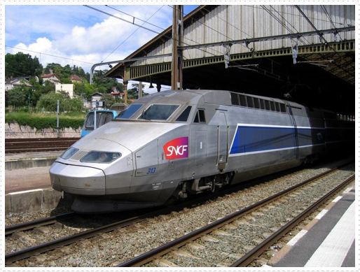 Train station in Agen, France - train Scott and Emily arrived on from Paris, France Train station in Agen, France - train Scott and Emily arrived on from Paris, France