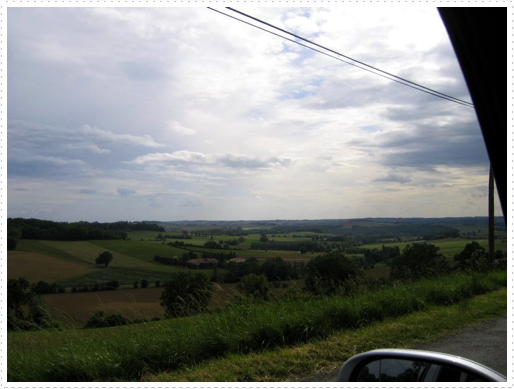 View of country side from road View of country side from road
