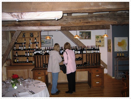 Wine room of Chateau de Lassalle, Laplume, France Wine room of Chateau de Lassalle, Laplume, France