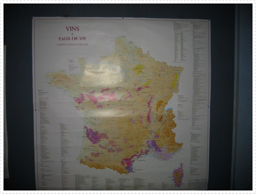 Map of wine regions of France Map of wine regions of France