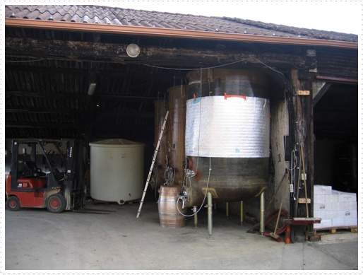 Old vats at Chiroulet Old vats at Chiroulet