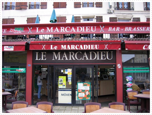 Bar we drank waited in Nerac, France for Aux Delices du Roy to open Bar we drank waited in Nerac, France for Aux Delices du Roy to open