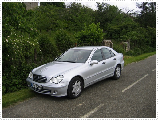 Mercedes we rented for trip to France Mercedes we rented for trip to France