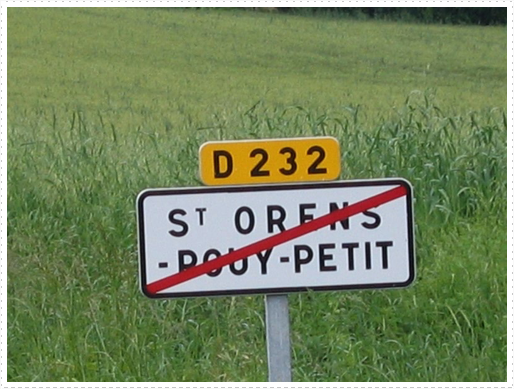 Leaving St. Orens Pouy Petit Leaving St. Orens Pouy Petit