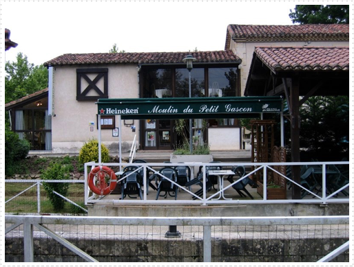 Moulin Du Petit Gascon in Condom, France - last dinner in the area Moulin Du Petit Gascon in Condom, France - last dinner in the area