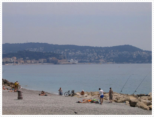 Nice, France along the Promenade des Anglais Nice, France along the Promenade des Anglais