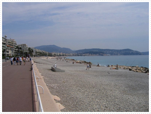Nice, France along the Promenade des Anglais Nice, France along the Promenade des Anglais