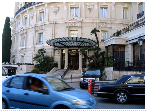 Entrance to Hotel De Paris Entrance to Hotel De Paris