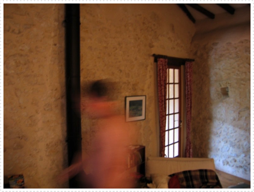 Ghost in living room Ghost in living room