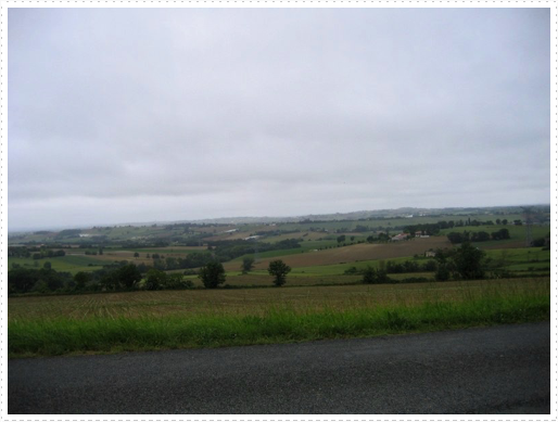 Country side on way from Agen, France to Nerac, France Country side on way from Agen, France to Nerac, France
