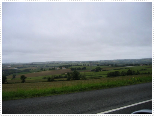 Country side on way from Agen, France to Nerac, France Country side on way from Agen, France to Nerac, France