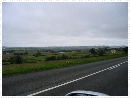 Country side on way from Agen, France to Nerac, France Country side on way from Agen, France to Nerac, France