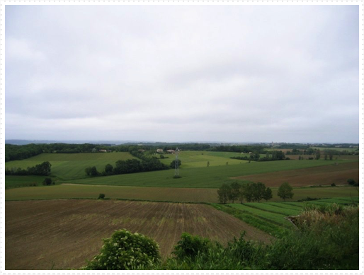 Country side on way from Agen, France to Nerac, France Country side on way from Agen, France to Nerac, France