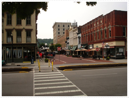 Downtown area of Frankfort, KY Downtown area of Frankfort, KY