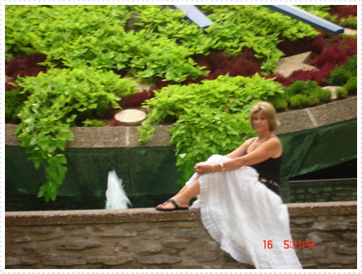 Betz at flower clock by KY State Capitol in Frankfort, KY Betz at flower clock by KY State Capitol in Frankfort, KY