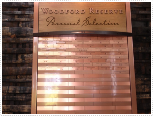 Woodford Reserve Personal Selection names - can purchase a barrel of bourbon to make list Woodford Reserve Personal Selection names - can purchase a barrel of bourbon to make list