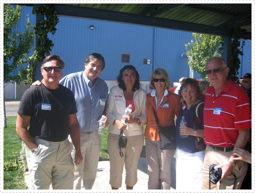 Bill Marchioro, Bruce Moreford, Denise Marchioro, Betz, Janice & Bruce [Buzz] Boyum