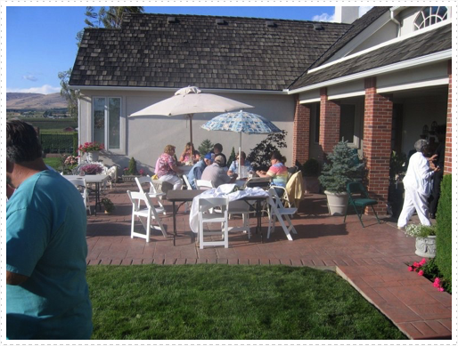 Group enjoying luncheon - 5 Group enjoying luncheon - 5