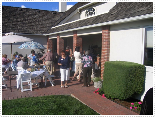 Group enjoying luncheon - 7 Group enjoying luncheon - 7