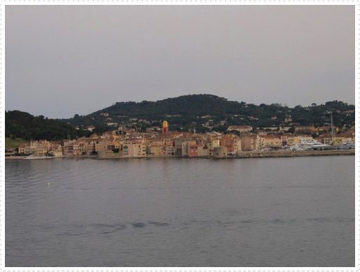 View of St. Tropez from on The World cruise ship View of St. Tropez from on The World cruise ship