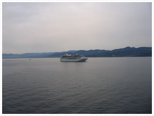 View of harbor from ship The World in St. Tropez View of harbor from ship The World in St. Tropez