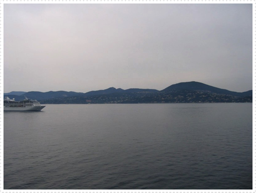 View of harbor from ship The World in St. Tropez View of harbor from ship The World in St. Tropez